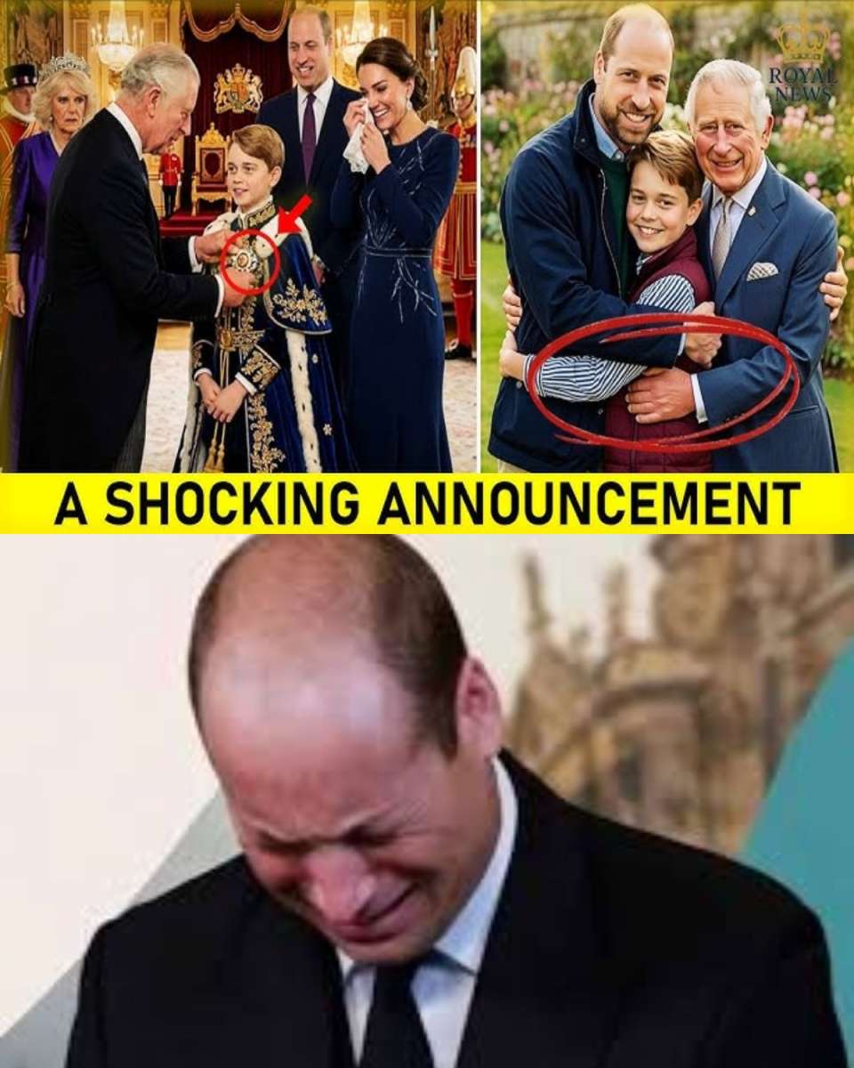 King Charles Breaks His Silence: Prince George Set to Inherit a Remarkable Legacy, Leaving Prince William Emotional!