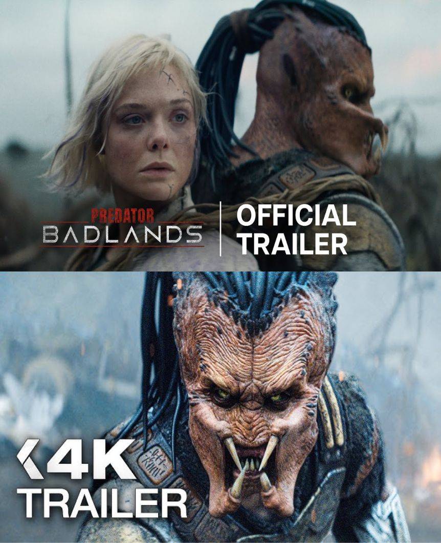 Unleash the Thrill: Dive into the Heart-Pounding Official Trailer for 'Predator: Badlands'!