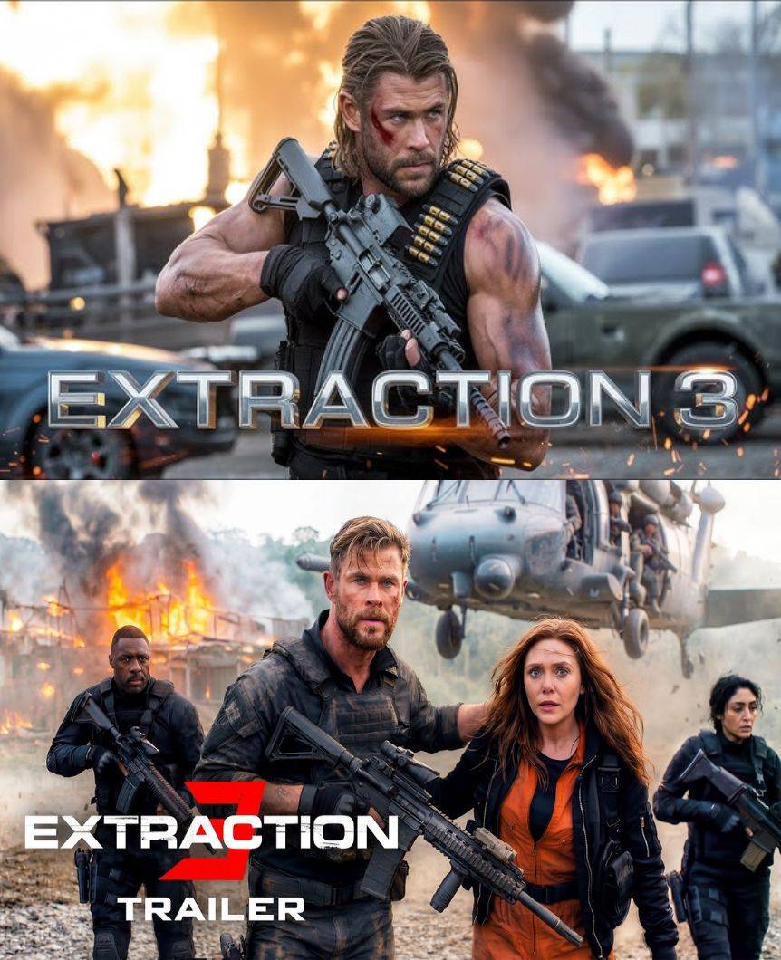 ¡Prepárate para la adrenalina! "Extraction 3" Desata la Acción en un Tráiler Épico con Chris Hemsworth y Elizabeth Olsen